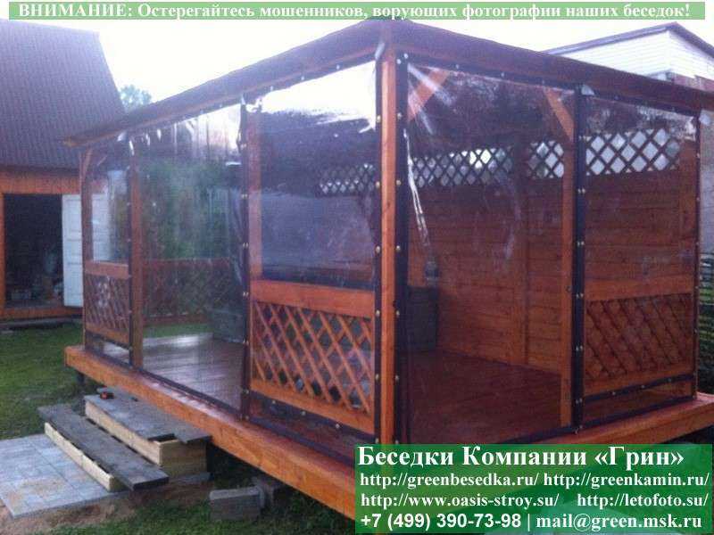 Мягкие Гибкие Окна ПВХ Для Беседки, Летней Кухни - Фото № 3