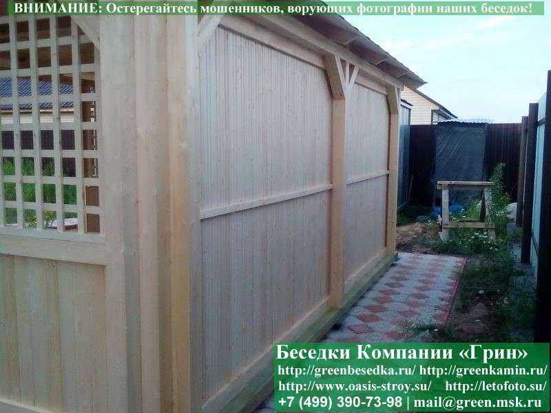 Японская, Китайская Беседка Для Дачи 3х5. Вариант № 2 - Фото № 13