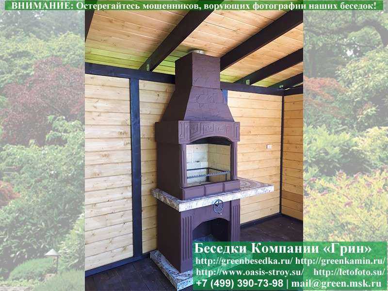 Готовая Печь-Барбекю Из Кирпича Для Гриль-Беседки № 5А - Фото № 13