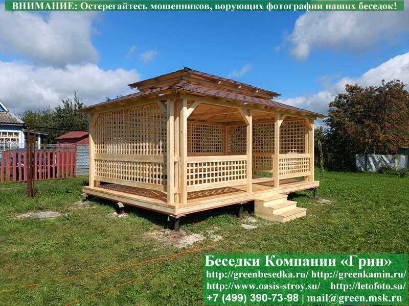 Беседка Для Дачи В Японском, Китайском Стиле 4х6 - Фото № 5