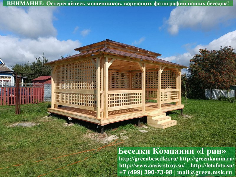 Беседка Для Дачи В Японском, Китайском Стиле 4х6 - Фото № 5
