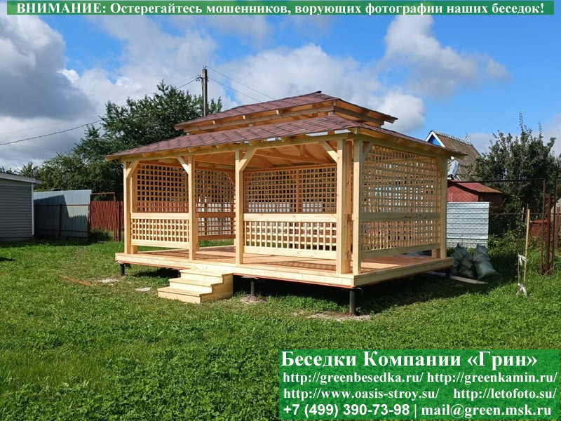 Беседка Для Дачи В Японском, Китайском Стиле 4х6 - Фото № 9