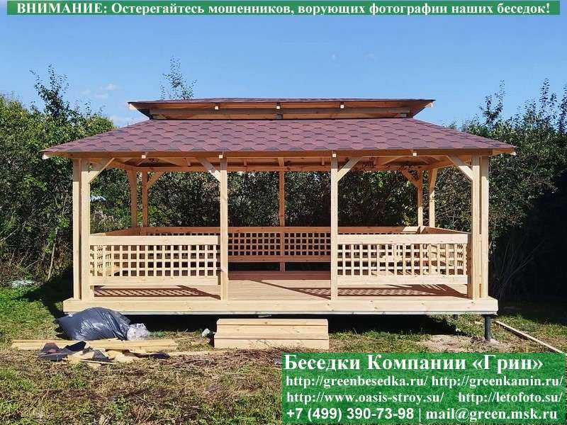 Беседка Для Дачи В Японском, Китайском Стиле 4х6 - Фото № 7