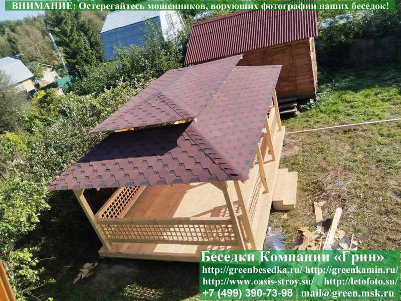 Беседка Для Дачи В Японском, Китайском Стиле 4х6 - Фото № 12