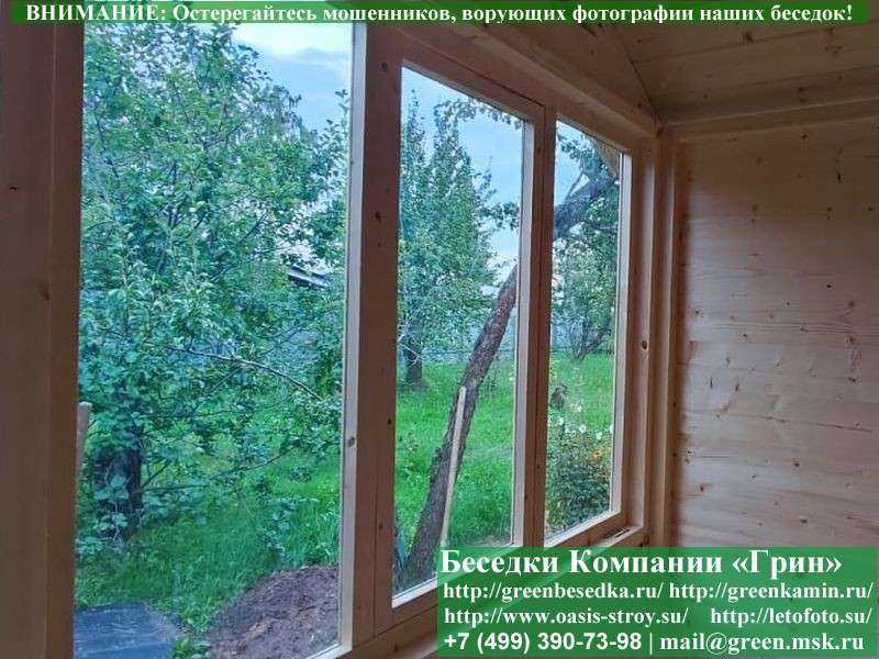 Закрытая Застекленная Беседка Для Дачи 4х4 - Фото № 11