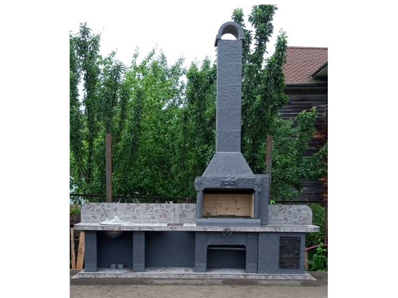 Готовая Печь Гриль-Барбекю Для Беседки № 22 - Фото № 24