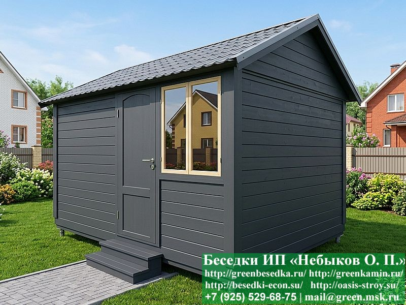 Деревянная Бытовка, Сарай Для Дачи, Дома 3х4 - Фото № 7