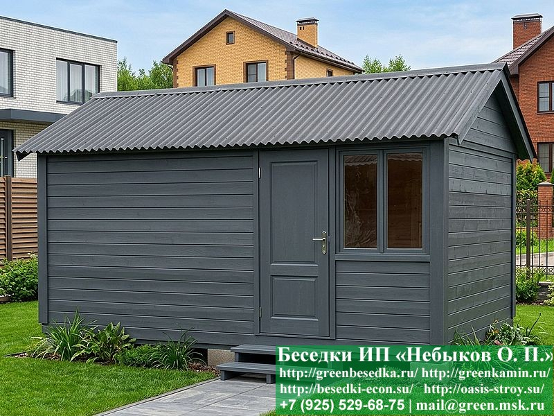 Деревянная Бытовка, Сарай Для Дачи, Дома 3х5 - Фото № 3