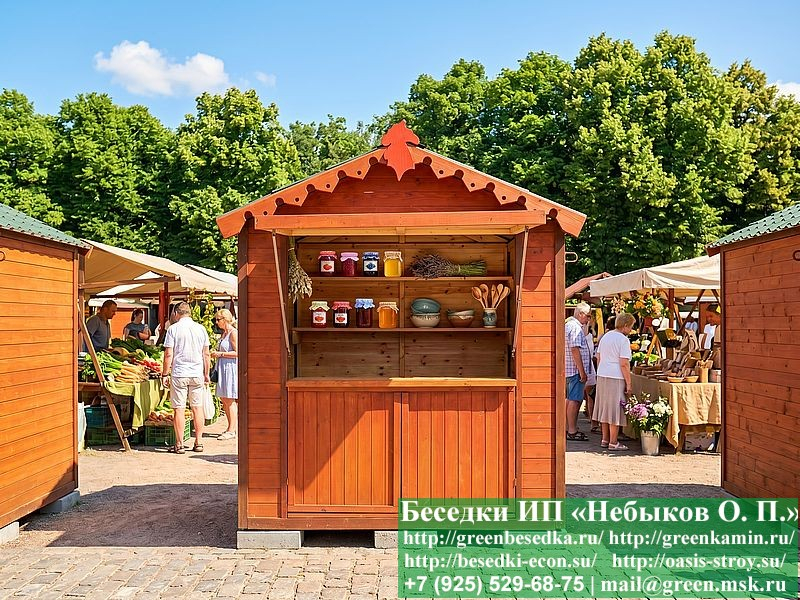 Простой Ярмарочный Домик, Павильон 2х2 - Фото № 3