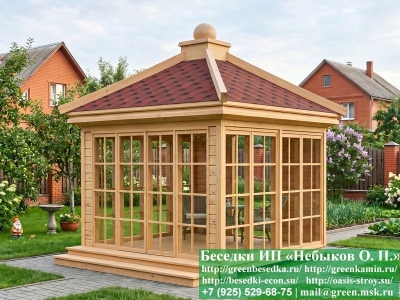 Оригинальный Деревянный Чайный Домик 'Кикуэ' - Фото № 1 2
