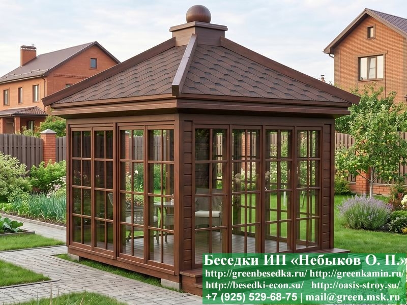 Оригинальный Деревянный Чайный Домик 'Кикуэ' - Фото № 3