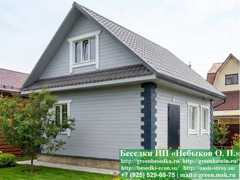 Деревянный Капитальный Каркасный Дом 6х7 - Фото № 3