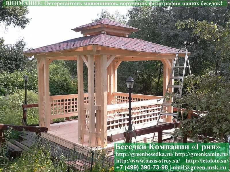 Беседка Для Дачи В Японском, Китайском Стиле 3х3 - Фото № 3