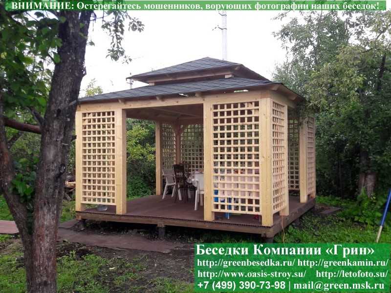 Садовая Беседка "Шатер Для Дачи 4х4" - Фото № 6